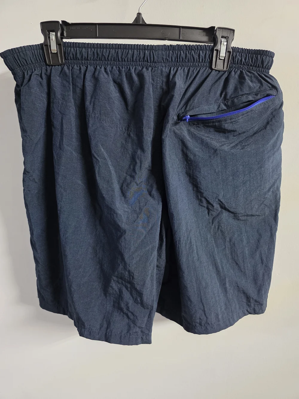 VTG Speedo Men’s Navy Elastic Waist Swim Shorts Size M